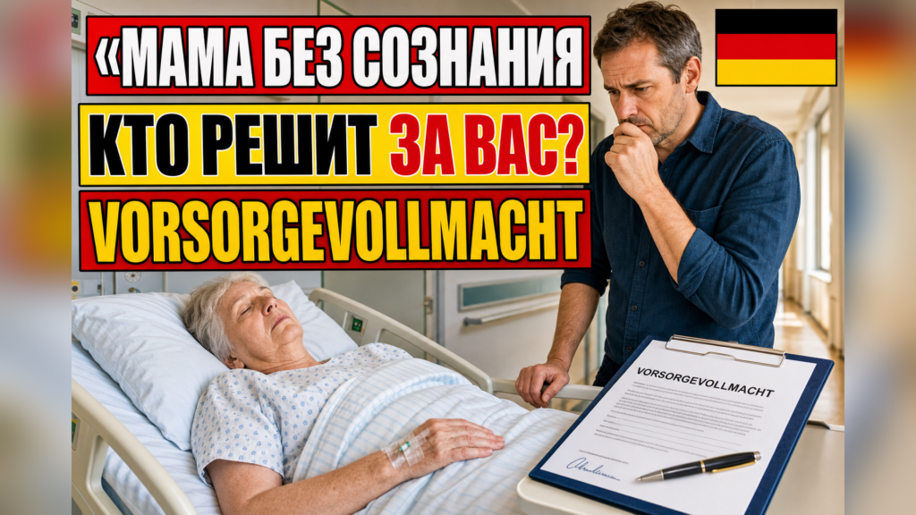 Vorsorgevollmacht: кто решит за вас в больнице?