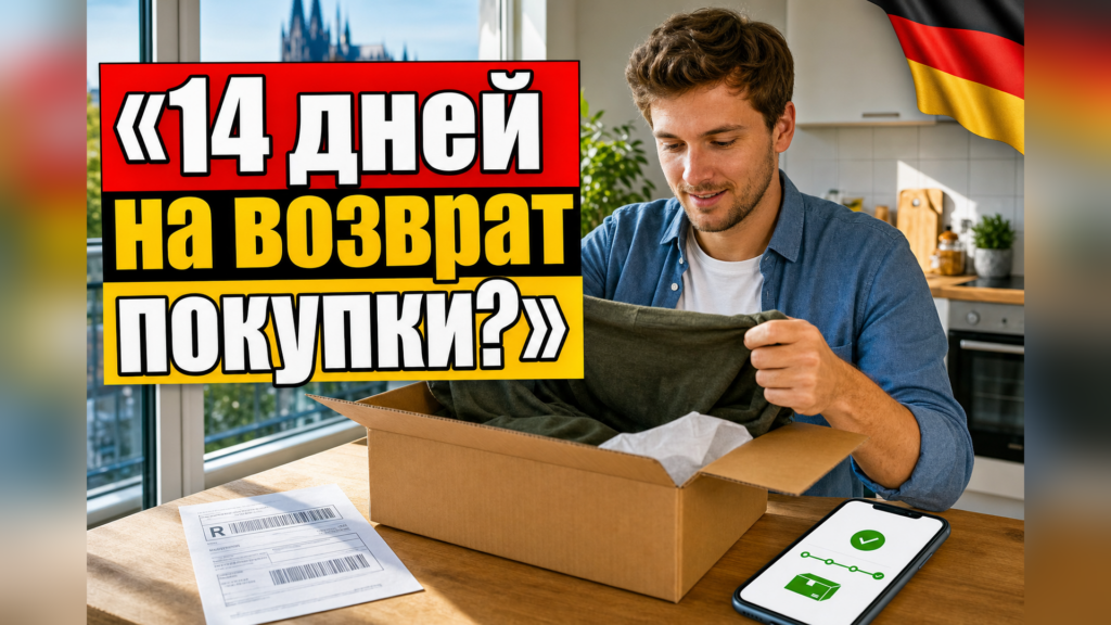 Сколько дней в Германии можно вернуть покупку?