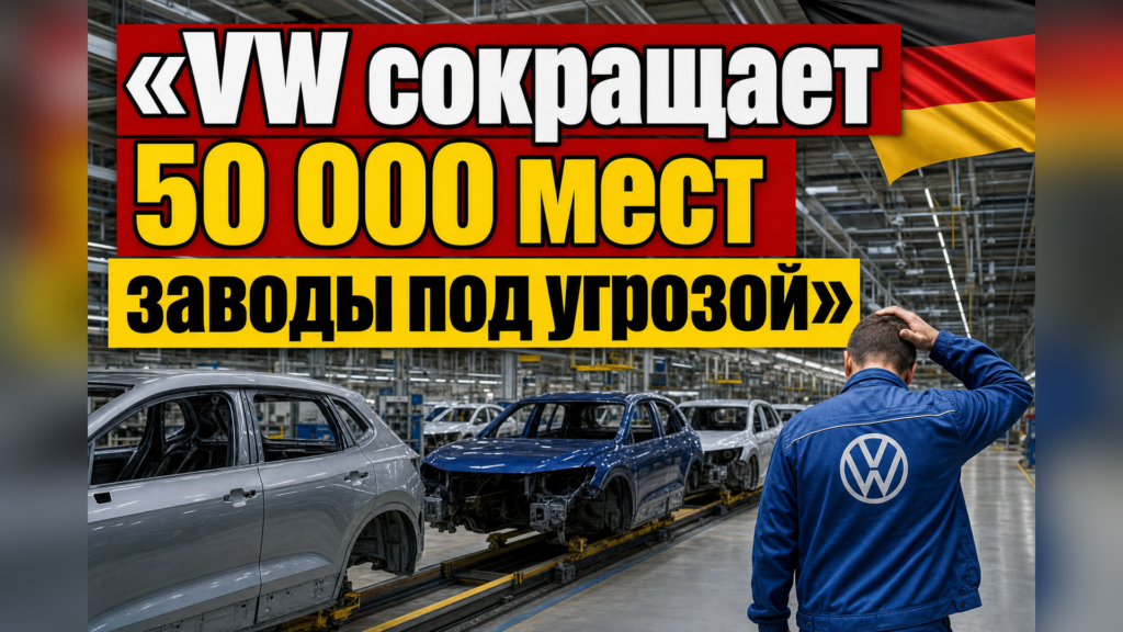 VW сокращает 50 000 рабочих мест в рамках плана санации концерна