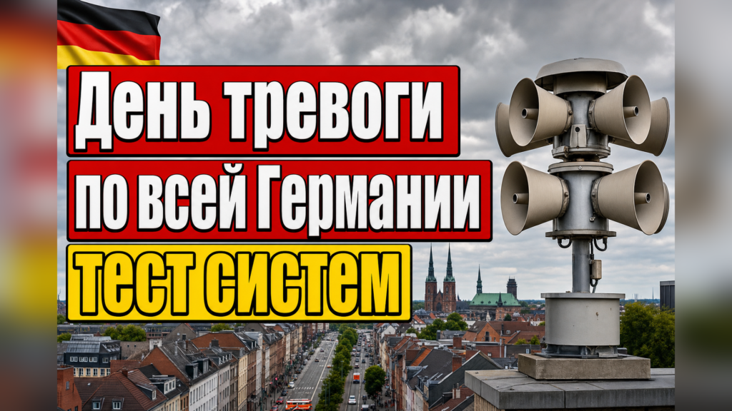 В Германии проверили системы оповещения в общегерманский день тревоги