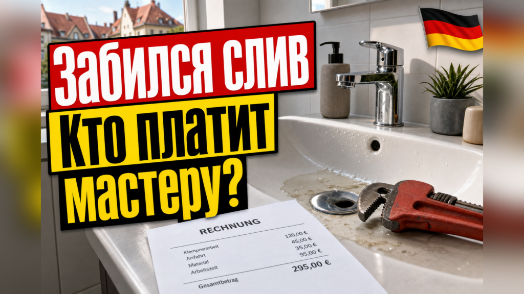 Кто платит за сантехника, если забился слив?